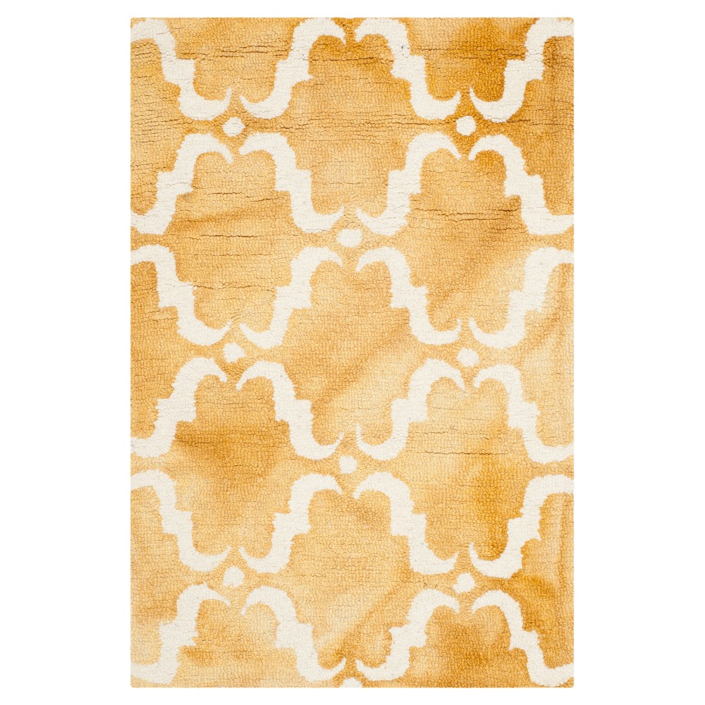 Charleston Accent Rug - Gold / Ivory (2'x3') - Safavieh