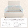 Brafabhome Bed Frame with Round Corner Headboard, Soft Boucle Cloud Platform Bed with Bump-Proof Edge Footboard for Kids, No Box Spring Needed - 4 of 4