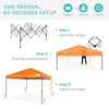 Best Choice Products 10x10ft Easy Setup Pop Up Canopy w/ 1-Button Setup, Wheeled Case, 4 Weight Bags - image 2 of 4