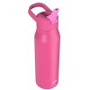 Zak Designs 20 fl oz Double Walled Stainless Steel Tranquility Insulated Straw Bottle - 4 of 4
