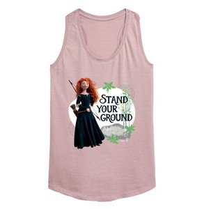 Women's - Disney - Merida Stand Your Ground Graphic Racerback Tank - 1 of 4