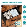 Gulches Modern Tall Fabric Storage Dresser, Brown, Wooden Top, 8 Drawers, Steel Frame, Anti-Tipping - 2 of 4