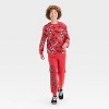 Boys' Spider-Man Printed Fleece Joggers - Red - image 4 of 4