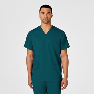 Wink PRO Men's Multi-Pocket V-Neck Scrub Top - 1 of 4
