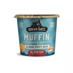 Kodiak Cakes Protein-Packed Single-Serve Muffin Cup Almond Poppyseed - 2.29oz