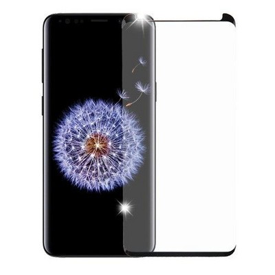 Valor Full Coverage Tempered Glass LCD Screen Protector Film Cover For Samsung Galaxy S9 Plus, Black
