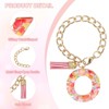 Unique Bargains Epoxy Resin Colorful Glittery Tassel Sports Water Bottle Accessories Letter Charm 1 Pc - 3 of 4