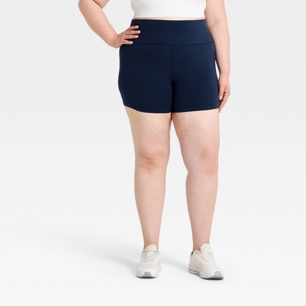 Shorts de Ciclismo de Algodón de Tiro Alto para Mujer 5" - All In Motion™ 6