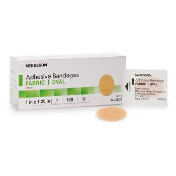 McKesson Oval Adhesive Bandages, Flexible Fabric