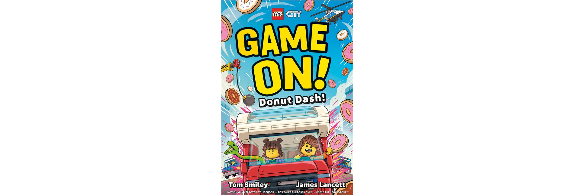 Lego City Game On! Donut Dash - by  Tom Smiley (Paperback)