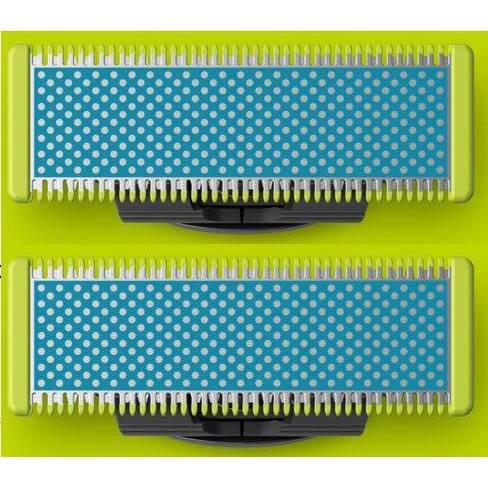 OneBlade 2-pack recyclable replacement shaver blades QP220/50
