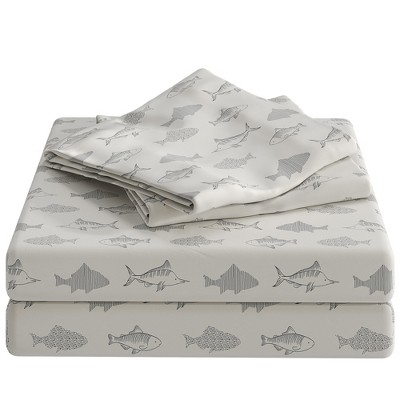 Kids 4 Piece Bed Sheet Set - Cute & Cozy Wrinkle-Resistant with Vibrant Designs - CGK Linens.