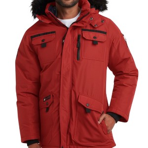 CANADA WEATHER GEAR Men's Parka - Heavyweight Ripstop Insulated ThermaFoil Lined Puffer Winter Jacket for Men (M-XXL) - 1 of 3