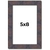 PosterPalooza | Photo Size Slim Profile Brown Frame - UV Acrylic, Foam Board Backing, Hanging Hardware - 2 of 4