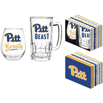University of Pittsburgh, Stemless 17OZ Glass & Tankard 16OZ Gift Set