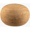Mark & Day Prottes 13"H x 25"W x 25"D Natural Fiber Tan Pouf - 3 of 4