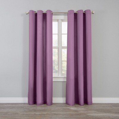 BrylaneHome BH Studio Microfiber Grommet Panel
