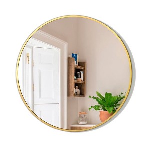 Dexmalle Gold 20 Inch Circle Mirror - 1 of 4