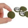 Unique Bargains Round Metal Sewing Cloth Covered Button 10 Pcs - 4 of 4