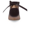 Memoi Sheer Satin Bow Anklet - 3 of 4