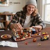 Insoon 1098PCS City Street Pizza House Restaurant Building Set Gift for Adults and Kids Aged 10+ - 3 of 4