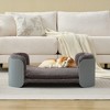 SEVOBAL Pet Bed Scandinavian Style Cat Couch with Removable Cover Elevated Design for Indoor Cats Dogs, Gray, 33.46"*20.07"*10.23" - 2 of 4