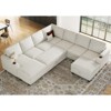 Belffin Chenille 9-Seater U-Shaped Sleeper Sectional - Oversized Modular Couch with All-Module Storage & Pull-Out Bed - 4 of 4