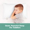 KeaBabies 13X18 Toddler Pillowcase, Soft Waterproof Toddler Pillow Protector Cover for Kids, Boys, Girls, Travel (Soft White) - 3 of 4
