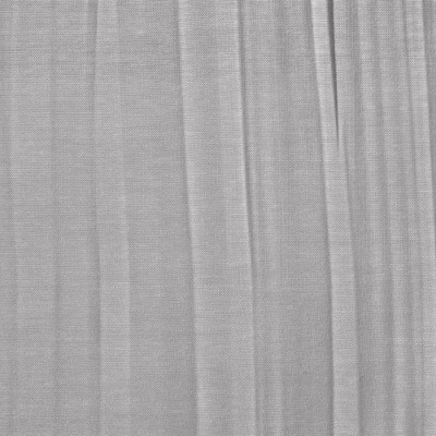 Gray Semi-Sheer Tie Top Polyester Window Curtain Panel - 52" x 95"