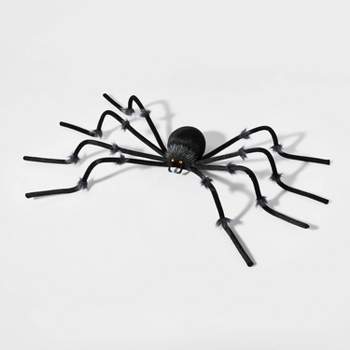 50" Plush Spider Black Halloween Decorative Prop - Hyde & EEK! Boutique™