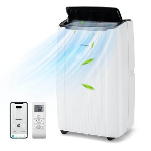 Costway 9200 BTU(14000 BTU ASHRAE) Portable Air Conditioner 4-in-1 Smart WiFi Enabled Home AC Unit - 1 of 4