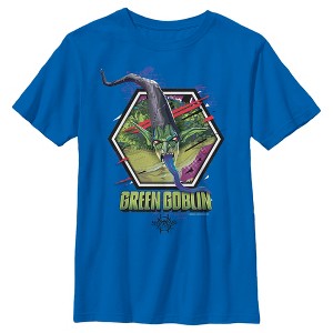 Boy's Marvel Spider-Man: Into the Spider-Verse Green Goblin T-Shirt - 1 of 4