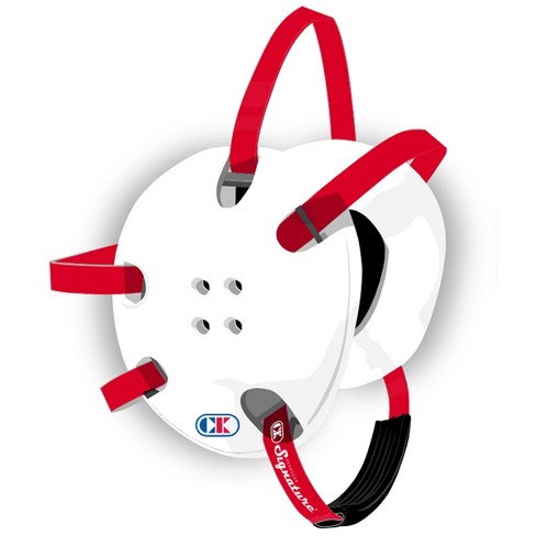 Cliff Keen Two-Tone Signature Wrestling Headgear - Color: White/Scarlet