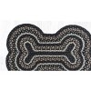 Earth Rugs Large Dog Bone Tread 18"x28", Mocha & Frappuccino Braided Jute, Rustic Pet Rug for Feeding & Lounging Areas - 3 of 3