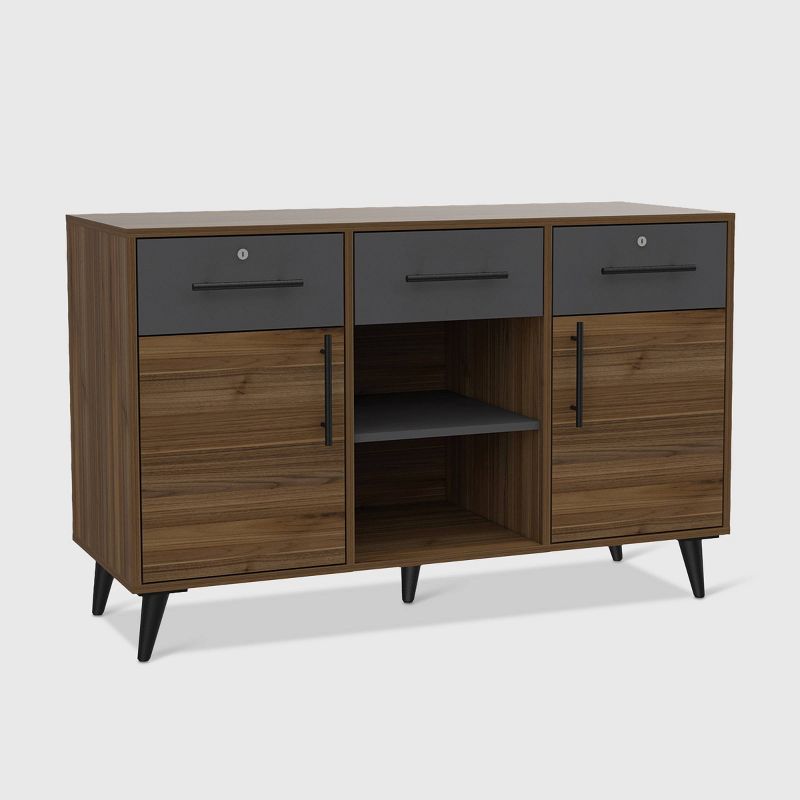 Lindon File Console Table Brown - RST Brands, 1 of 9