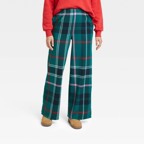 Women's Flannel Jogger Pants - Stars Above™ Red/black Xl : Target