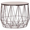 vidaXL Coffee Table 2 pcs Copper - 3 of 4