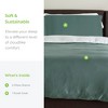 Cariloha Sateen Color Block Duvet Cover - 4 of 4