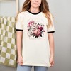 Simply Sage Market Women's All's Fair Love and Poetry Short Sleeve Ringer Tee - 2 of 3