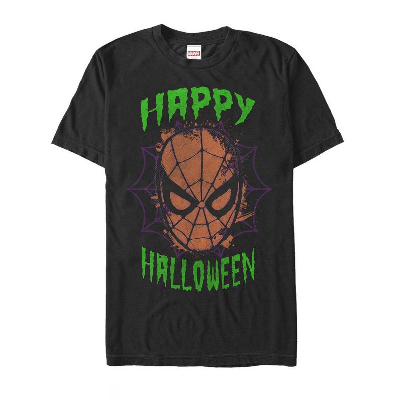 Men's Marvel Happy Halloween Spider-Man T-Shirt, 1 of 5