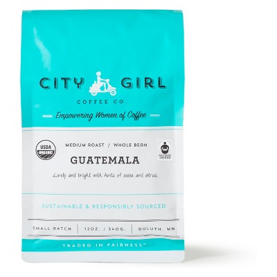 City Girl Coffee Organic Guatemala Café Femenino Medium Roast Whole Bean Coffee - 12oz