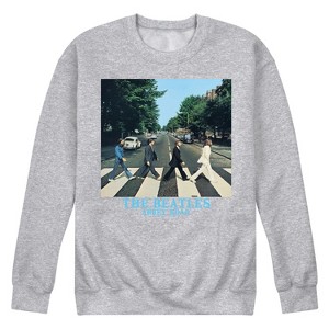 Men's - The Beatles - On The Road Graphic Fleece Sweatshirt - 1 of 4