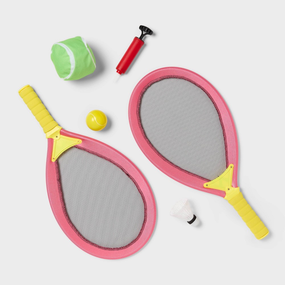 Racket Badminton Set 6pc Pink - Sun Squad™