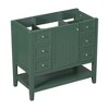Osparple Modern Bathroom Vanity,Bathroom Sink Vanity with 1 Cabinet and 3 Drawers,Bathroom Sink Cabinet for Bathroom,Blue/Black/Green - 2 of 4