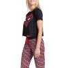 Marvel Wakanda Forever Spider-Man Avengers Black Panther Women's Pajama Shirt and Pants Sleep Set Adult  - 4 of 4