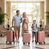 FONTOI 3pcs Stylish Luggage Set 20/24/28 Inch Suitcases Travel Large Suitcase with Wheels Rolling Luggage Hard Sided Luggage for Business, Pink - 2 of 4