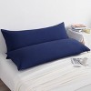 2 Pack Brushed Microfiber Body Pillowcases, Super Soft Body Pillow Cover with Envelope Closure - NTBAY - 3 of 4