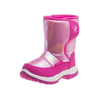 Girls Kids Snow Boots Waterproof Slip Resistant Outdoor Winter Shoes ...