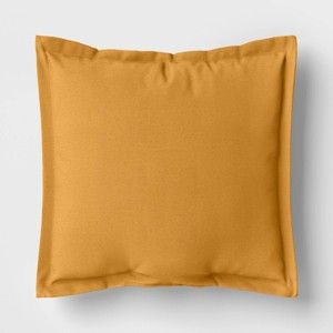26"x25" Woven Outdoor Deep Seat Back Cushion - Threshold™ - 1 of 4