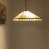 Chloe Lighting Theros Tiffany-Style 2 Light Mission Hanging Pendant Fixture 18" Shade - 3 of 4